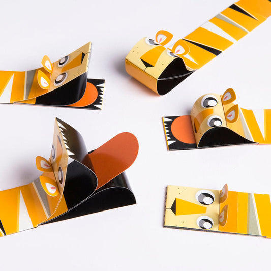 Cute Tiger Bookmarks for Kids