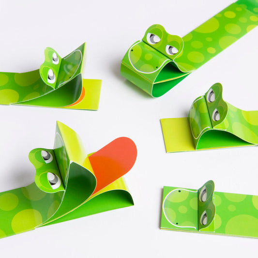 Cute Frog Bookmarks for Kids